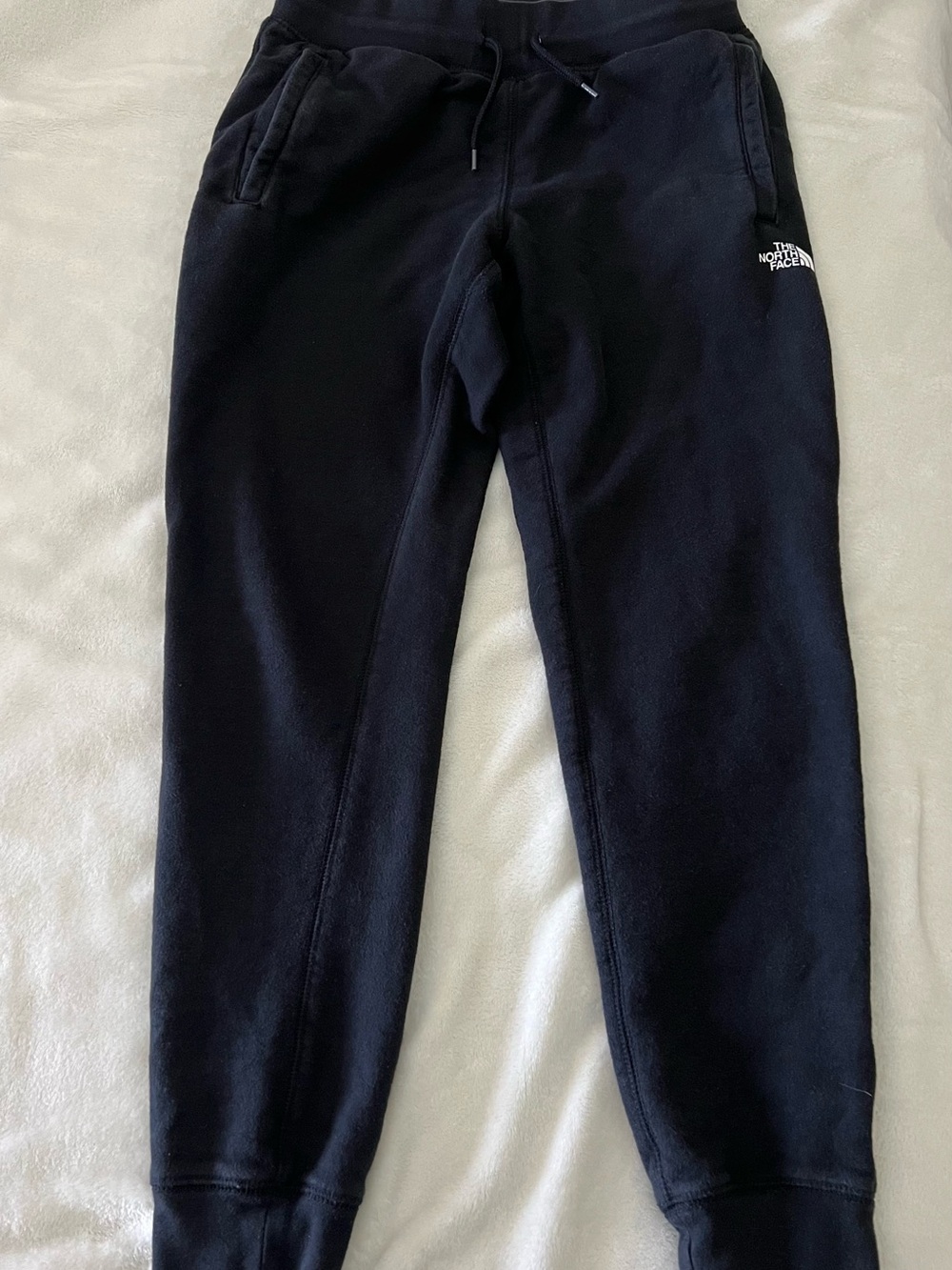 The North Face Black Fleece Sweatpants with Logo